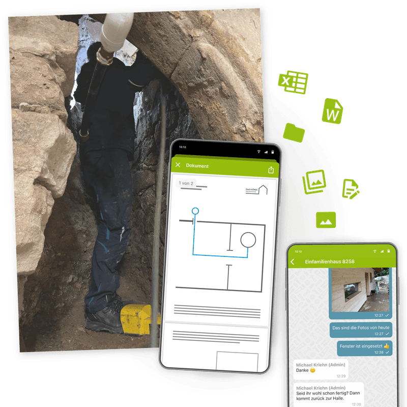 Datenbank in Digiholz mit Dateiablage für unterwegs