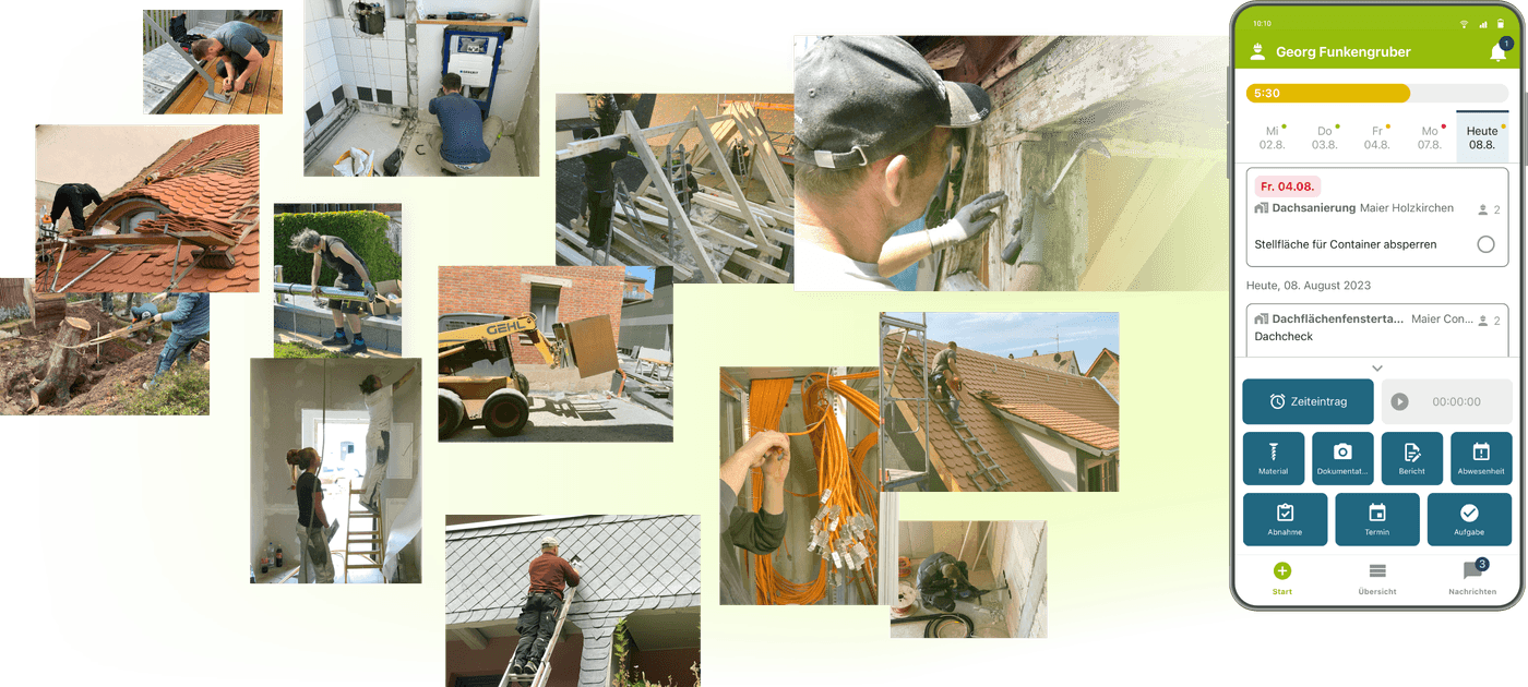 Projekte aus dem Handwerk und die Digiholz-App