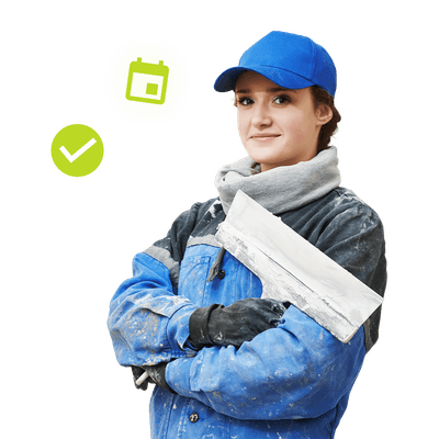 Verputzerin und Digiholz